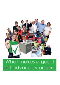 Button for What Makes Good Self Advocacy Group