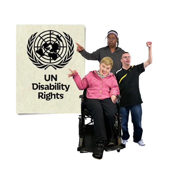 People fighting for Disability Rights